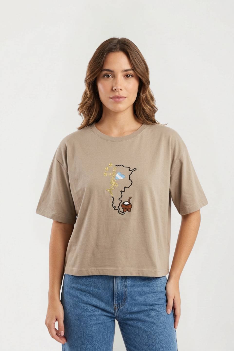 Remera mapa arg